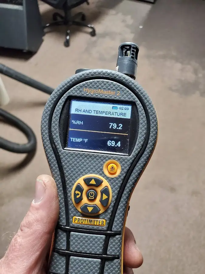 Moisture meter humidity assessment for Fire & Smoke Damage Restoration in North Andover